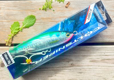 SHIMANO 高比重 浮水鉛筆ot-140Q140mm/69g 附STX58三叉鉤*210