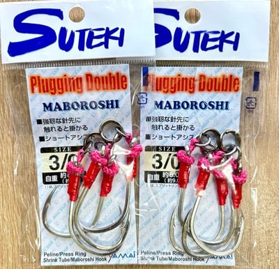 日本 yamai-suteki 水表餌專用鉤雙單鉤5