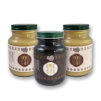 2入白芝麻醬+1入黑芝麻醬/600g1