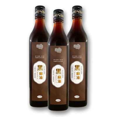 3入黑麻油/520ml1