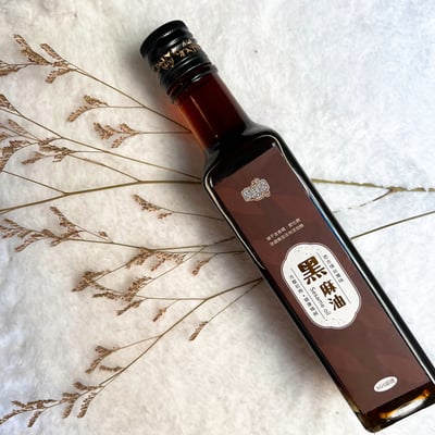 冷壓初榨黑麻油/250ml3