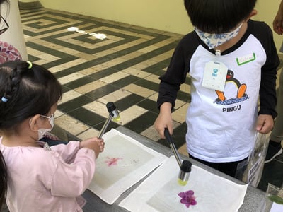 2-10歲【春天限定】春天植物拓染DIY2