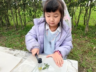 2-10歲【春天限定】春天植物拓染DIY16