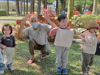 2-10歲【春天限定】春天植物拓染DIY14