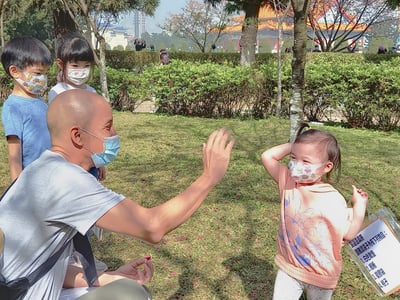 2-10歲【春天限定】春天植物拓染DIY8