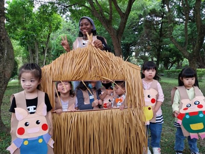 2-10歲 【童話主題系列】三隻小豬蓋房子4