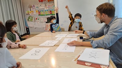 5-9歲獨立 【自然發音閱讀啟蒙】外師全美語｜三重教室｜口語練習Ｘ主題遊戲Ｘ浸潤學習4