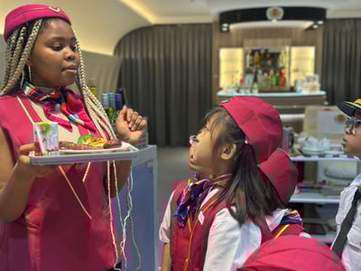 早鳥優惠！7/20-7/24 | 8/3-8/7 | 8/24-8/28【4-10歲｜外師全美語夏令營】我是小小空服員飛行任務營 x 實驗 ｘ角色扮演 x 實境體驗13