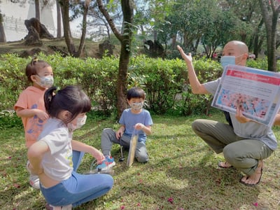 2-10歲【春天限定】春天植物拓染DIY7