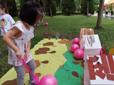 2-10歲 【童話主題系列】三隻小豬蓋房子7