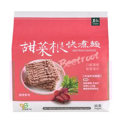 【里仁 】甜菜根快煮麵(840g)(12片裝)1