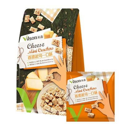 【米森】香濃起司一口酥(20gx5包/袋)1