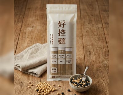 【日日好食 X 大呷麵本家】高纖膳控 麵線(3份/包)／好控麵 直麵(3份/包)6