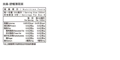 【米森】舒暢薄荷茶(2gx8包/盒)2
