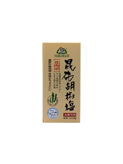 【亨源】北海道昆布胡椒鹽 45g/罐1