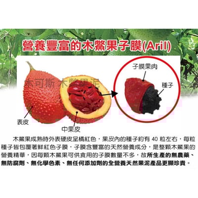 【亞積】木可斯木鱉果純果泥280g3