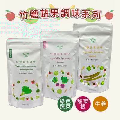 【川田佳】竹鹽蔬果調味 200g/包1
