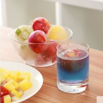 4連水信玄餅模具【4.5CM】立體圓球 冰球 矽膠模10