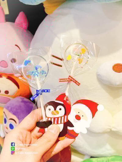 5連5cm星空棒棒糖金屬扁圓模 棒棒糖模10