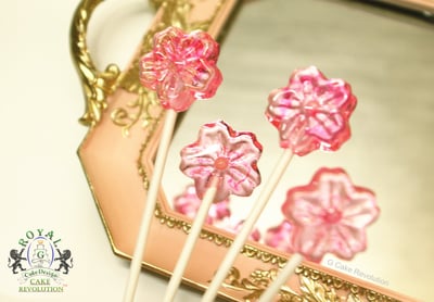 12連櫻花棒棒糖矽膠模【3.5cm】棒棒糖模3