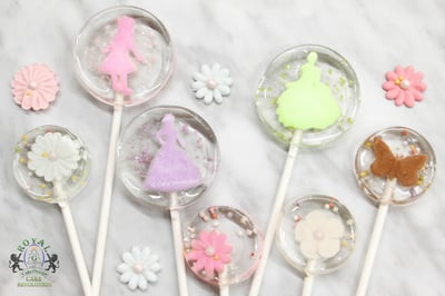 12連扁圓星空棒棒糖矽膠模【2.8cm】 扁圓棒棒糖模6