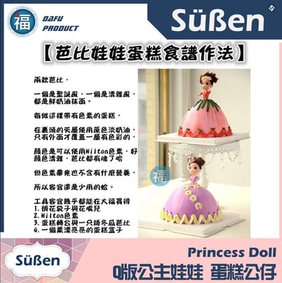 【Q版公主娃娃】蛋糕公仔3