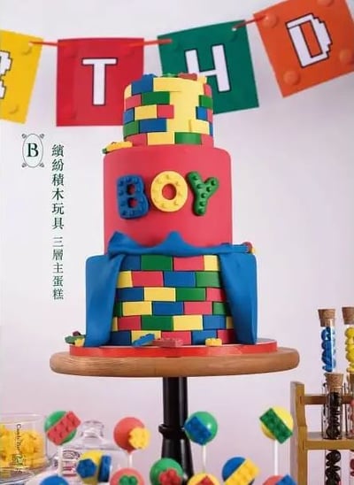 【Stella老師】瘋玩蛋白霜+【小綠老師】創意甜點桌(親筆簽名)馬林糖、甜品台9