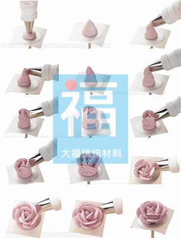 正版韓國製【韓式花嘴】 一組24款 24入 韓式裱花花嘴3