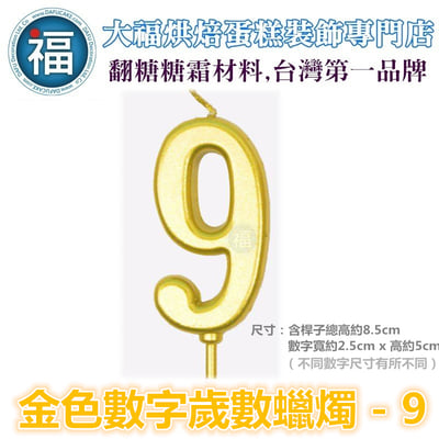IG網紅款【 蠟燭 0-9 多款可選】數字 金色 生日蠟燭 數字蠟燭 蛋糕蠟燭 歲數蠟燭 蛋糕裝飾 派對慶生  周歲蠟燭12