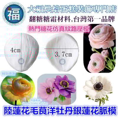 陸蓮花毛茛洋牡丹銀蓮花脈模1