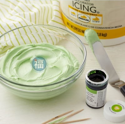 Wilton【葉綠色色膏】Leaf Green 水性色膏2