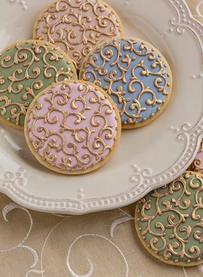 餅乾模【圓形邊框】6