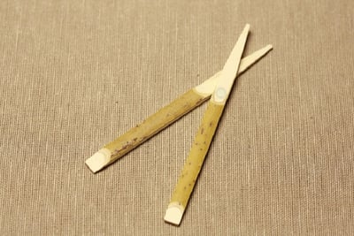 【和菓子食用專用工具 黑文字楊枝】9cm5