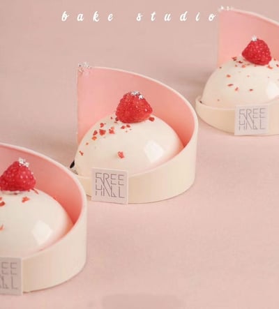 6連矽膠模【半圓球】(水信玄餅、巧克力球可用)11