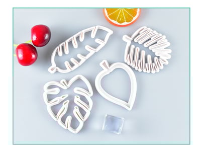 【熱帶樹葉 葉子切模4件組】龜背葉 餅乾模7