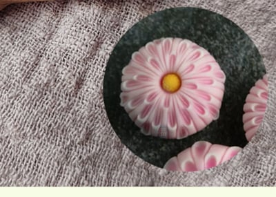 【日式和菓子 】筋付 丸棒 雙頭推棒 (櫻花木)8