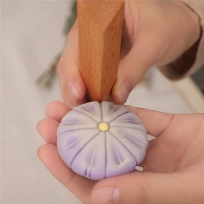 【日式和菓子 】筋付 丸棒 雙頭推棒 (櫻花木)6