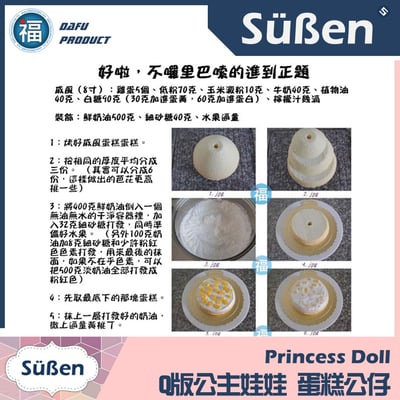 【Q版公主娃娃】蛋糕公仔4