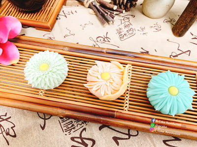 【四紋 千筋板】 日式 和菓子 和果子 木板7