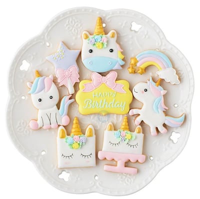 【可愛 獨角獸 餅乾模】4