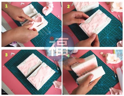 腳模【翻糖人偶模 腳部矽膠模】腿部 腿模2