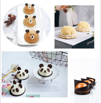 6連矽膠模【半圓球】(水信玄餅、巧克力球可用)8