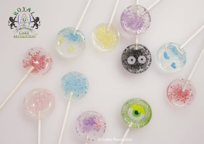 星空棒棒糖紙模【綠色眼球】糯米紙 威化紙4