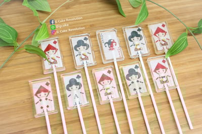 撲克牌士兵糯米紙威化紙模2