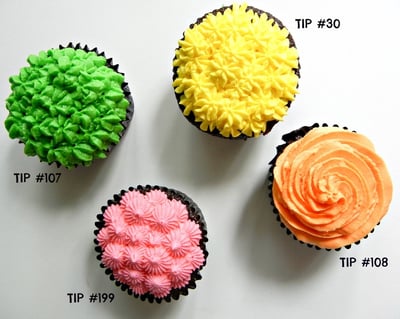 Wilton惠爾通花嘴[#199] 199號花嘴 開放星形 open star 齒狀 爪狀花嘴2