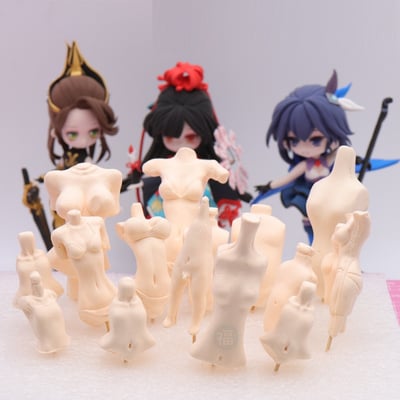 身體模【翻糖人偶模 身體矽膠模】3