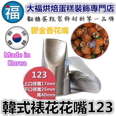 韓式花嘴 / 韓國花嘴【123】鬱金香1