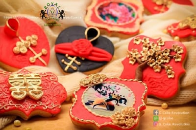 矽膠模【心花朵朵開B】2