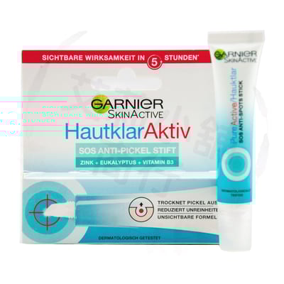 Garnier Anti Pickel Stift SOS Hautklar Aktiv 10ml 淨膚祛痘凝膠1