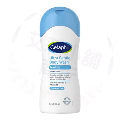 Cetaphil Ultra Gentle Sensitive Body Wash 500ml 超溫和敏感肌膚沐浴露1